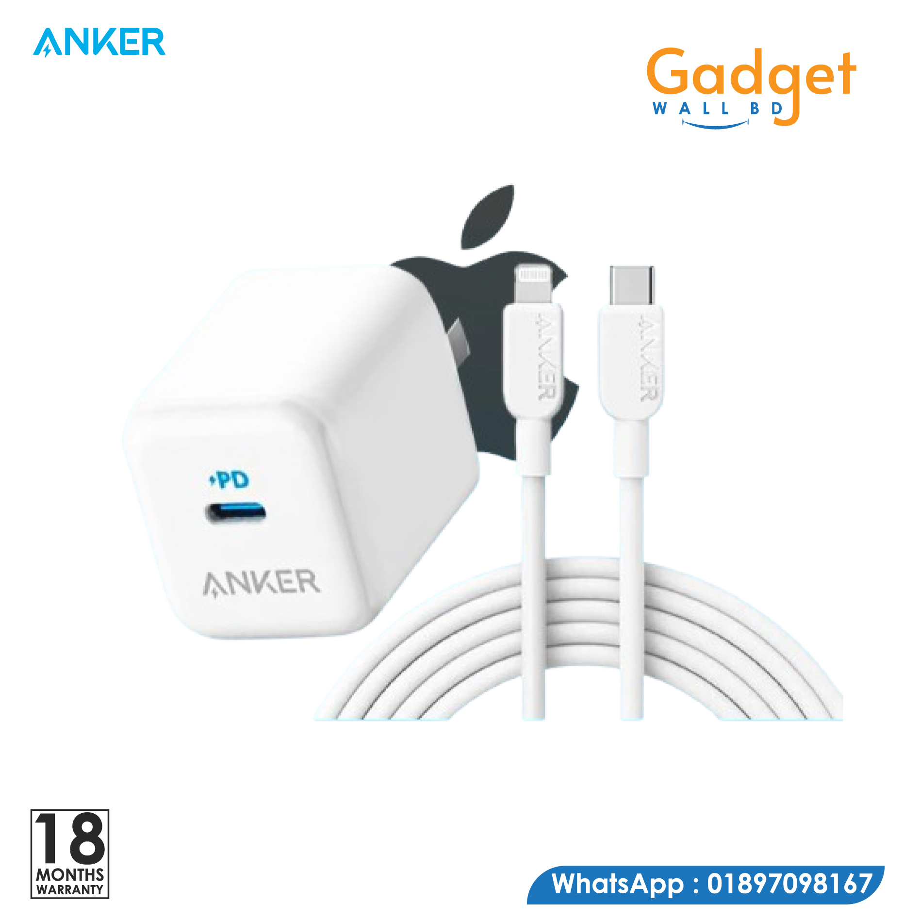 Anker 312 20W PD Combo – For iPhone