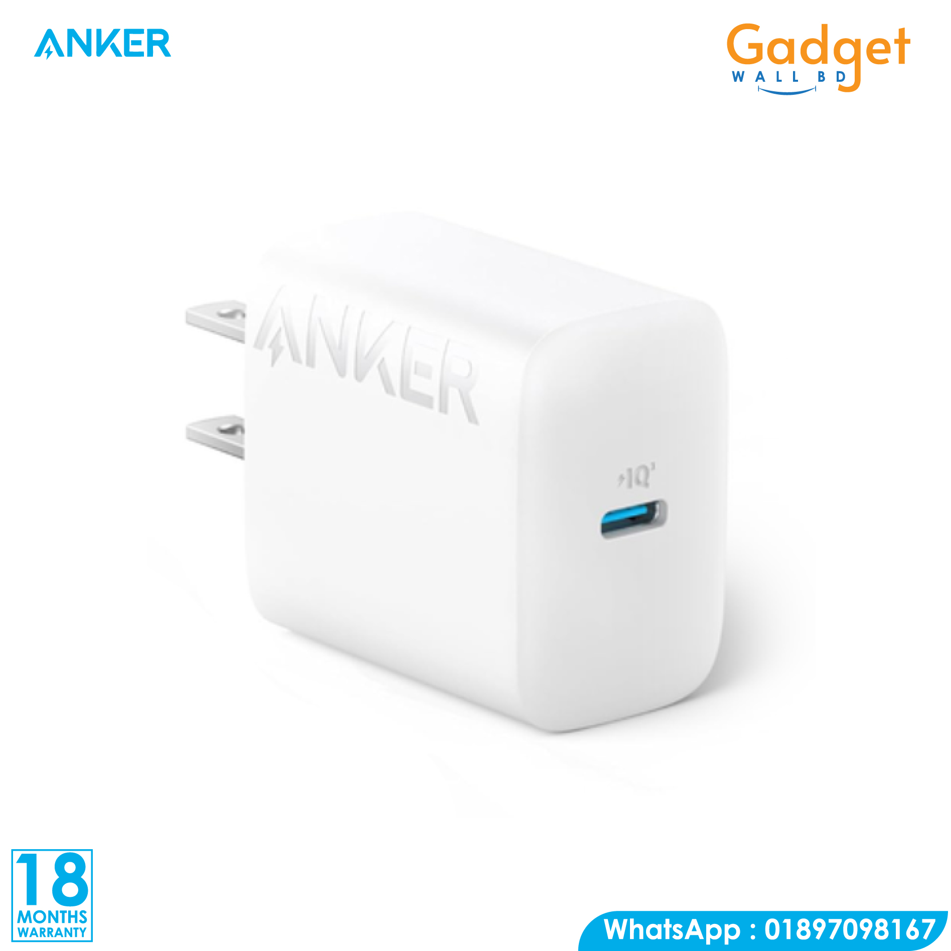 Anker 20W USB C Fast Wall Charger Block